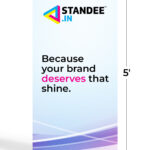 2x5 Roll up Standee banner without Printing1