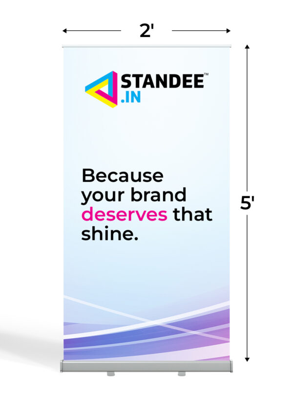 2x5 Roll up Standee banner without Printing1