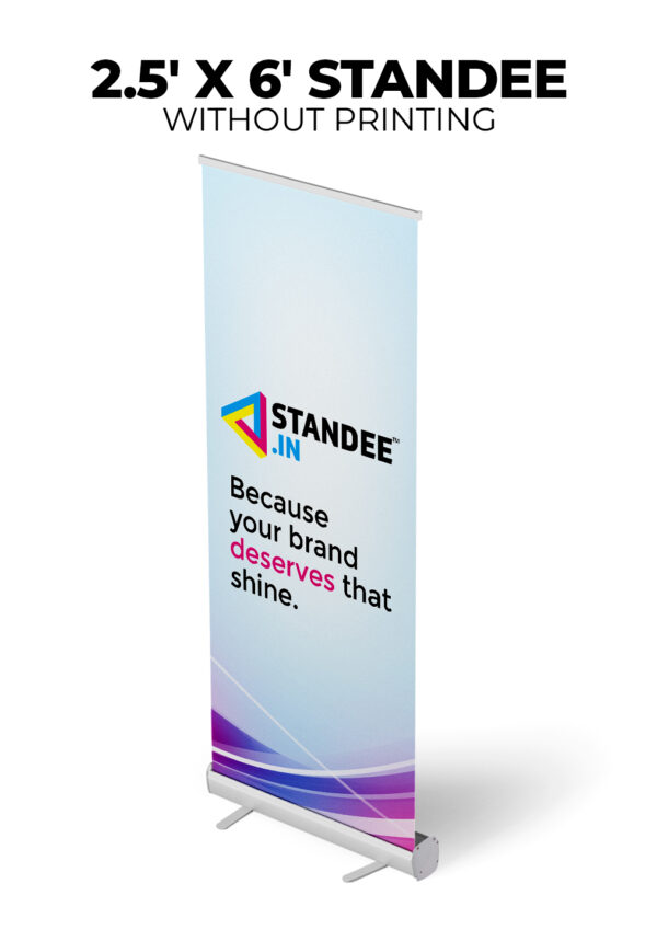 2.5x6 Roll Up Standee Without Printing