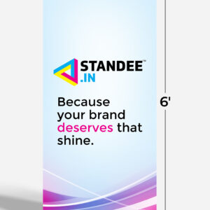 3x6 roll up standee banner without printing