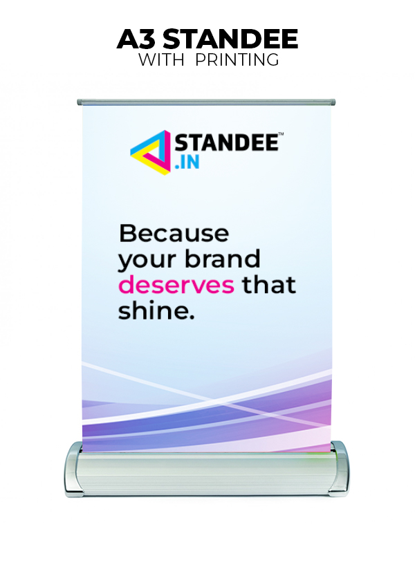 A3 tabletop Standee banner with Printing